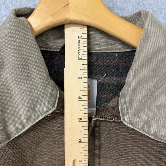 Vintage Carhartt J97 CHT Detroit Jacket Blanket Lined Chestnut Men’s XL USA - Picture 7 of 16